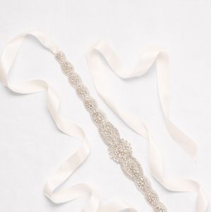 Bridal beaded sash belt new with tags